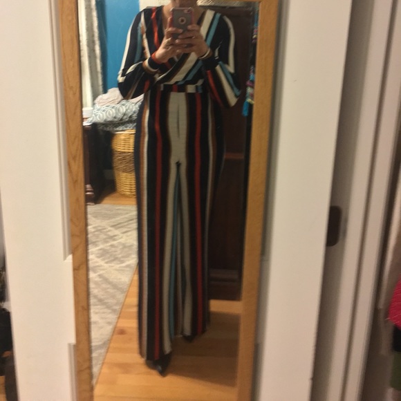 Striped Jumpsuit - Picture 2 of 8